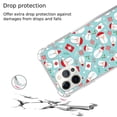 thumbnail image 3 of Blue Cartoon Christmas Case Compatible with iPhone 12 Pro Max,Unique Art Design TPU Bumper Cover Case, 3 of 5