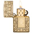 thumbnail image 5 of Zippo Chinese Love Armor High Polish Brass Pocket Lighter, 5 of 6