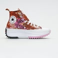 thumbnail image 2 of Converse Run Star Hike High A00551C Women's Jungle Orange & White Shoes DJ251 (6), 2 of 4