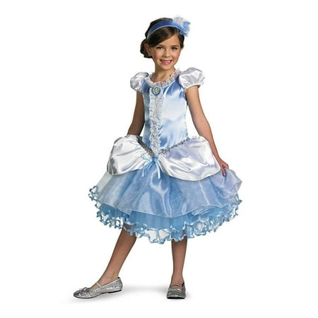 Disguise Girl's Disney Cinderella Tutu Prestige Costume, 3T-4T