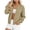Khaki, variant on Women's Bomber Jacket Waffle Knit Full Zip Long Sleeve Drop Shoulder Casual Outwear with Pockets for Fall and Spring Layering Versatile Coat