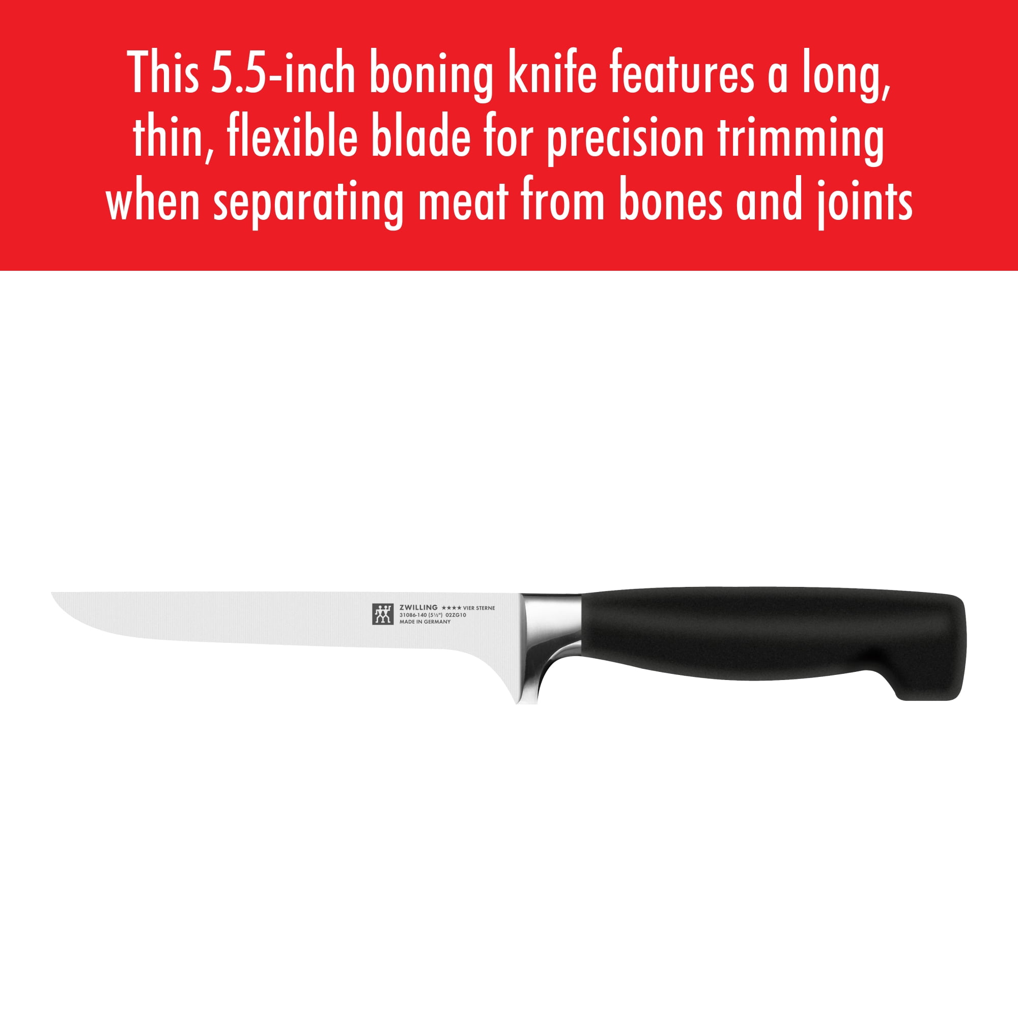 Zwilling J.A. Henckels Four Star 5.5 Flexible Boning Knife - Blade HQ