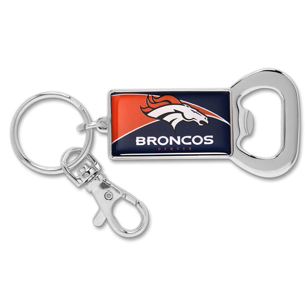 Denver Broncos Bottle Opener Key Chain 