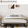thumbnail image 3 of Cama King de Metal con Base de Plataforma de 10 Pulgadas – Estructura Robusta de Perfil Bajo en Negro, Soporte de Lamas de Acero de Alta Capacidad, Fácil Montaje, Sin Somier, Almacenamiento Inferior, 3 of 8