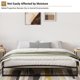 thumbnail image 3 of Cama King de Metal con Base de Plataforma de 10 Pulgadas – Estructura Robusta de Perfil Bajo en Negro, Soporte de Lamas de Acero de Alta Capacidad, Fácil Montaje, Sin Somier, Almacenamiento Inferior, 3 of 8