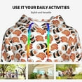 thumbnail image 4 of Kdxio Sushi Roll Print Womens Oversized Hoodies Sweatshirts Hooded Pullover Tops Sweaters Casual-XX-Large, 4 of 7