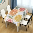 thumbnail image 4 of Yayeee Tablecloths 60" x 60" Rectangle Wrinkle Resistant Party Table Cover, Candy Grapefruit Slices, 4 of 8