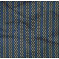thumbnail image 4 of oneOone Organic Cotton Poplin Twill Fabric Dot & Chevron Block Printed Fabric 1 Yard 42 Inch Wide, 4 of 4