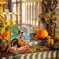 thumbnail image 5 of Give Thanks Thanksgiving Turkey Garden Flag, Fall Pumpkin Beach Sea Coastal Decorative Yard Outdoor Home Small Decor, Autumn Hawaii Ocean Hibiscus Flower Tropical Outside House Decoration 12.5x18, 5 of 6