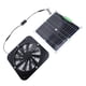 thumbnail image 1 of Ventilador de escape del panel solar, ventilador de panel solar de panel solar multifuncional de alta eficiencia de 13.5 pulgadas con cable de interruptor para la casa de pollo, 1 of 7