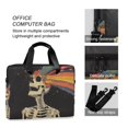 thumbnail image 4 of FORMRS 16" Laptop Sleeve Bag Carrying Case with Handle Travel Shoulder Briefcase, Black Skeleton, 4 of 8