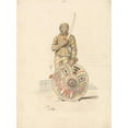 thumbnail image 3 of William Alexander 14x18 Black Modern Framed Museum Art Print Titled - A Chinese Warrior, 3 of 5