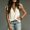 Beige, variant on Endives Womens Linen Tank Top Summer Tie Shoulder Strap V Neck Blouses Summer Trendy Work Shirt Sleeveless Top for Women Cotton Linen Shirt For Women White M