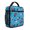 Rooster and Hen Blue Pattern, variant on Rooster and Note Brown Pattern Mini Insulated Lunch Bag, Outdoor Picnic Cooler with Side Mesh Pocket & Adjustable Handle, Leakproof Lining Gifts for Work School Outdoor