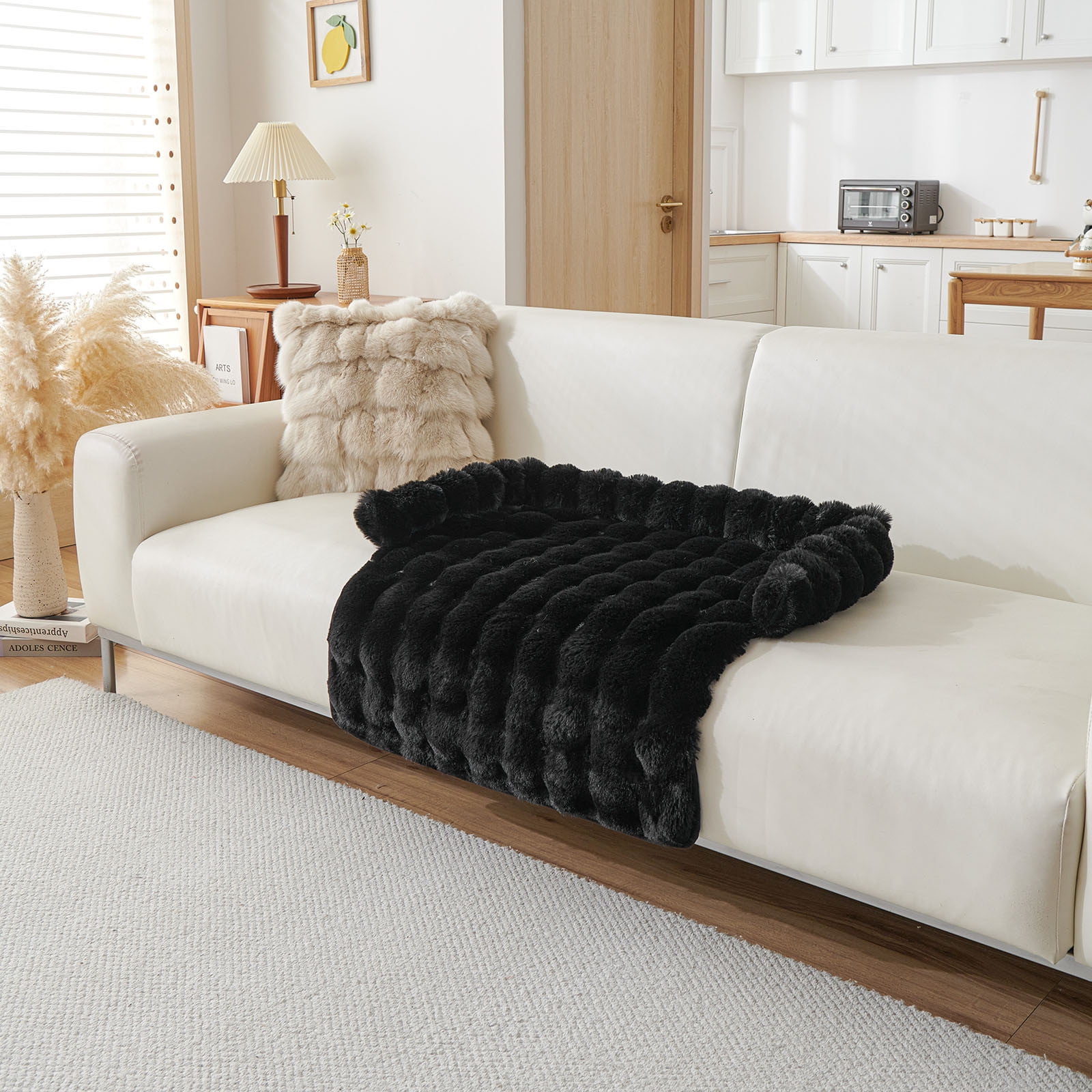 Cozy Dog Mat For Couch Washable Furniture Protector Calming Pet Bed Sofa Cover For Puppy And Cats