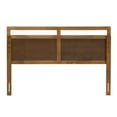 thumbnail image 3 of LuxenHome Farmhouse Double Panel Wood Headboard (Queen), 3 of 11