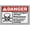 Warning Sign 4, variant on Tobacco & Smoke-Free Facility Sign, Aluminum Tin Warning Signs for Home Outdoor Garden 8"x12", High Visibility Safety Sign for Property