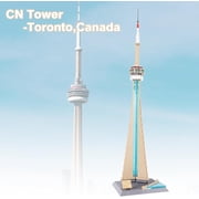 CN Tower Building Blocks Set, 400 PCS Famous Architecture Model Building Kits, Collection CN Tower Model Blocks