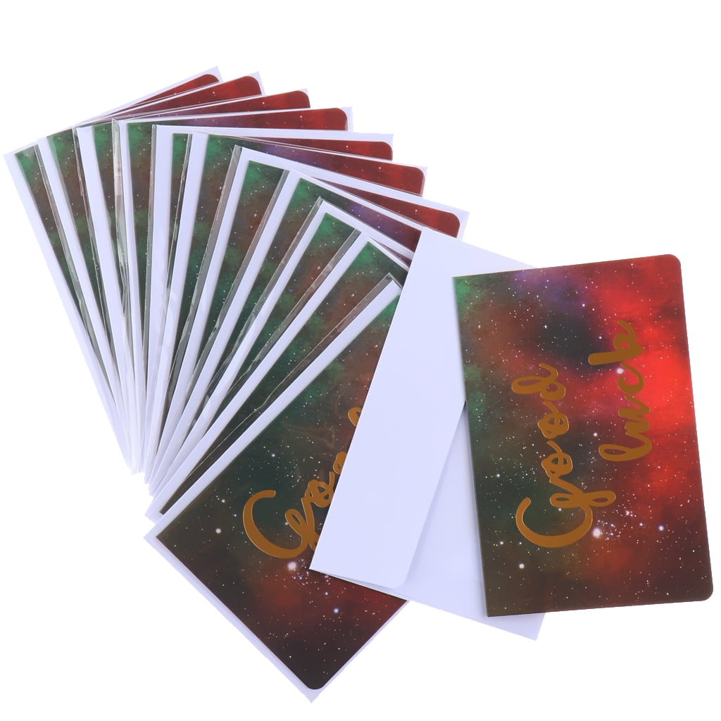 12 Pieces Premium Greeting Cards Blank Note Cards Naturl Color Envelopes 