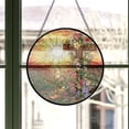 thumbnail image 3 of Stained Glass Window Hanging Cross - Stained Glass Window Hanging Cross, Festival Gift Ornament, Home Wall & Window Art, Brightens Any Space with Light, 3 of 6