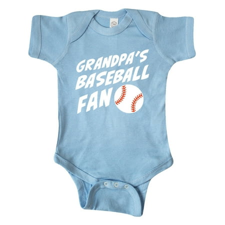 

Inktastic Grandpa s Baseball Fan Gift Baby Boy or Baby Girl Bodysuit