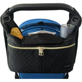 Double Stroller Organizer for Bob Duallie and Baby Jogger City Mini GT Black Walmart