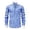Sky Blue, variant on Men's Casual Long Sleeve Striped Dress Shirt Slim Fit Button Down for Everyday Business Daily Wear Stretch Men's Shirt Blue 3XL