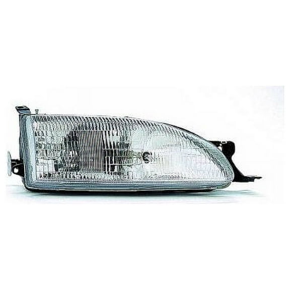 Right Passenger Side Headlight Assembly - Compatible with 1995 - 1996 Toyota Camry