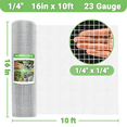 thumbnail image 3 of HITTITE Hardware Cloth 1/4 inch 16in x 10ft, Hot-dip Galvanized After Welding Chicken Wire Mesh, 23 Gauge Welded Chicken Wire Fencing for Chicken Coop and Home Improvement Projects, 3 of 6