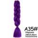 thumbnail image 1 of MISSQUEEN-Extensión de cabello trenzado sintético Jumbo para mujer, trenzas de color rosa, morado y amarillo, 24 pulgadas, 1 of 4