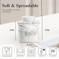 thumbnail image 2 of Butter Crock for Counter with Water, Butter Keeper for Spreadable Butter Ceramic Butter Dish with Lid for Countertop B, 2 of 5