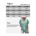 thumbnail image 5 of TRKIYQC Camisa suelta con botones en la parte delantera para mujer, blusas de trabajo de lunares suizos con cuello en V y mangas con volantes de verano TRKIYQC Vida cotidiana, 5 of 5