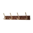 thumbnail image 3 of Ganchos de madera para abrigos, ganchos de pared de madera, resistentes, para sombreros, organización de batas Marrón oscuro, 3 of 9