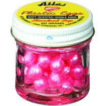 Atlas Mike's Plastic Lunker Eggs Soft Bait, Pearl Pink, 20g