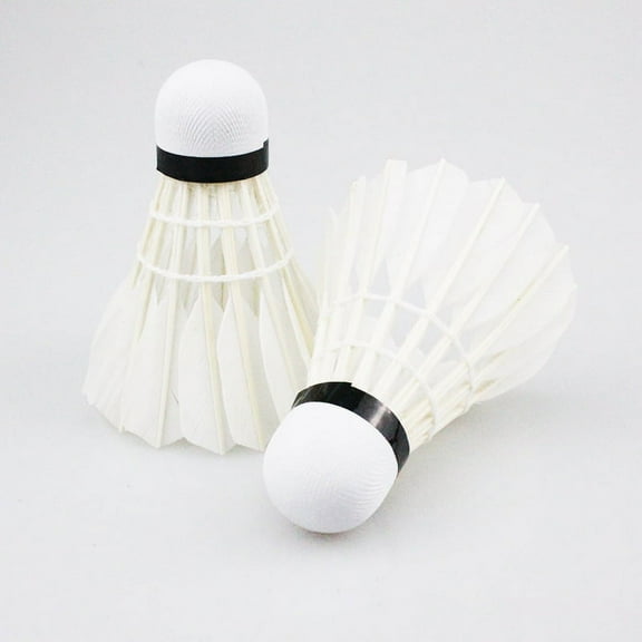 NOGIS Badminton Shuttlecocks 3 Pack, Goose Feather Shuttlecocks Badminton Birdies, Sports Shuttlecock for Outdoor Indoor