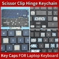 thumbnail image 2 of Replacement Keycap Key Cap&Scissor Clip&Hinge For HP OMEN Gaming 16-B 16-C TPN-Q265 Q267 TPN-Q236 Laptop Keyboard KEY & Clips Send picture hinge, 2 of 5