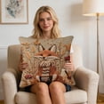 thumbnail image 4 of Euaioeiu Cute Animal Pillow Cover Llama Fox Squirrel Embroidery Style Decorative Throw Cushion Cover Soft Accent Pillow for Living Room Sofa Bedroom Decor, 4 of 6