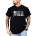 thumbnail image 5 of Checkered Dad Shirt for Men Trendy Vintage Graphic Tee for Cool Father Black Shirt Adult X-Large, 5 of 8
