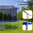 thumbnail image 4 of 16FT Kids Trampoline with Hoop - Outdoor Trampoline W/Enclosure Net & Ladder, XXL Round Trampolines with Steel Support, Max Weight Capacity 1320LBS, 4 of 9