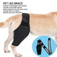 thumbnail image 3 of Dog Knee Brace, Stable Support and , Black, Reduce Inflammation for Postoperative Recovery, 3 of 7