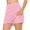 Pink_002, variant on HJYCHN Mini Skirts for Women Casual Solid Tennis Skirt Yoga Sport Skirt with Shorts Inside for Running Fitness Tennis Skirt Pink M