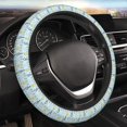 thumbnail image 5 of Salouo Cartoon Cat Print Elastic Car Steering Wheel Cover - 15'' Non-Slip Car Wheel Cover Protector - Universal Car Accessory for Diverse Cars, 5 of 6