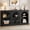 Black, variant on 63" Farmhouse Rustic Console Table, 3 Tier Storage Wooden Entryway Table, Rectangular Behind Sofa Table for Hallway & Living Room (Brown)