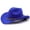 Blue, variant on Kids Western Cowboy Hat for Children or Style Hat for Boys and Girls Sun Adjustable Fit Easy Care Baby Toddler Headwear for Everyday Adventures One Size