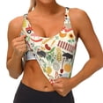 thumbnail image 3 of Balery Farm Sujetadores deportivos con espalda cruzada para mujer, acolchados, sin costuras, de alto impacto, ideales para yoga, gimnasio, entrenamiento y fitness.-Small, 3 of 8