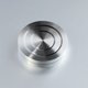 thumbnail image 4 of Cojinete de rotor de aluminio Plato giratorio de aluminio para tartas Rotador de eje de aluminio Mesa de comedor de vidrio Base giratoria Rotador de doble capa, 4 of 5