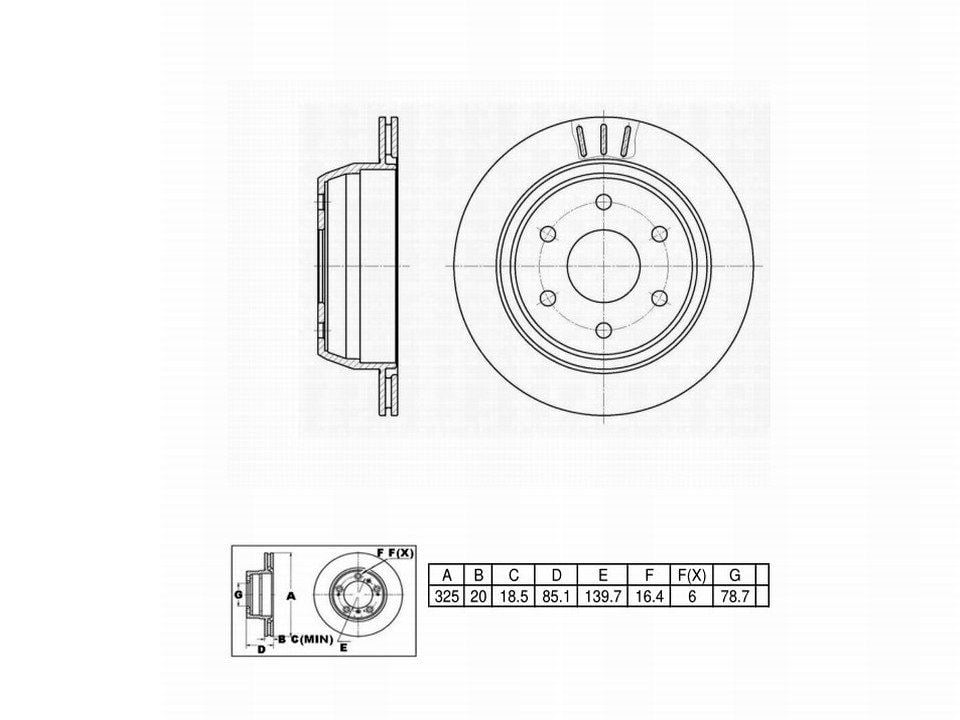 UltraHC Coated High Carbon Brake Rotor, Rear UR000579, Chevrolet Silverado 1500 2008-1999