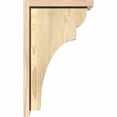 thumbnail image 3 of 8"W x 12"D x 20"H Yorktown Rough Sawn Corbel w/Backplate, Douglas Fir, 3 of 9