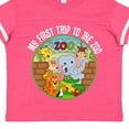thumbnail image 4 of Inktastic 1st Trip to Zoo Animals Boys or Girls Toddler T-Shirt, 4 of 5