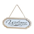 thumbnail image 2 of Letrero decorativo Sunnimix Bienvenido a Nuestro Letrero de Inicio Rústico Placa de Bienvenida, 2 of 8